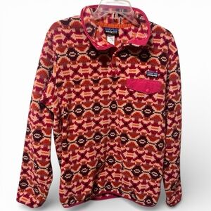 Patagonia Synchilla SnapT fleece pullover Aberdeen Berry Jewel Sz M